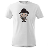 Da Oid Sinzer Grundfiguren T Shirt Kinder Weiss Seilbahnweg Front